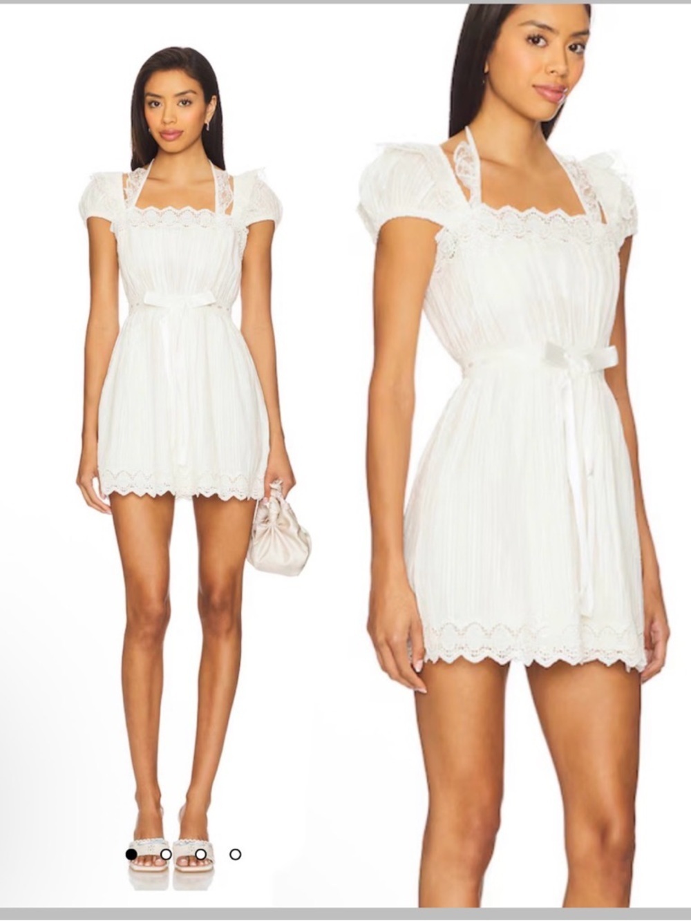 Revolve For Love and Lemons Sweet Summer Mini Dress in size Large nwt